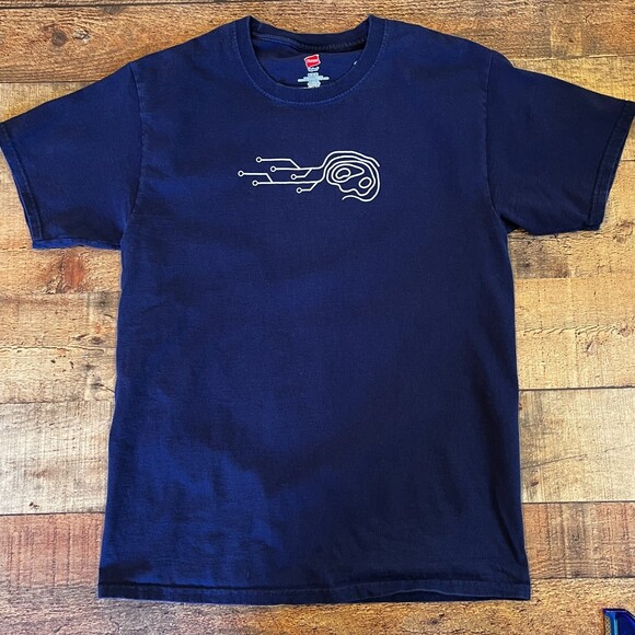 Blue T-Shirt Google Cloud Total Medium Cotton Tagless Tech Computer - Picture 5 of 5